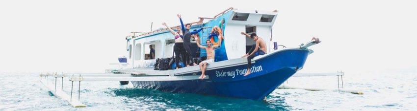 Stairway Foundation social enterprise dive boat