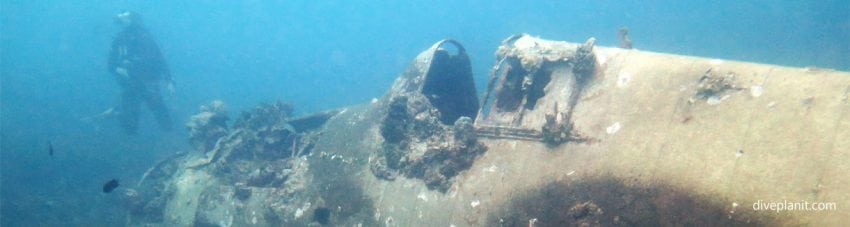 Solomon Islands wreck diving provides plenty of interesting wrecks at recreational scuba diving depths. These include planes, submarines, and freighters.
