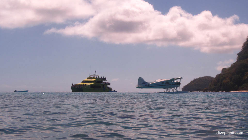 Yasawa Islands diving: Seaplane and Yasawa Flyer at Yasawa Islands Fiji Islands by Diveplanit