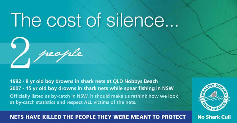 2 People killed in shark nets