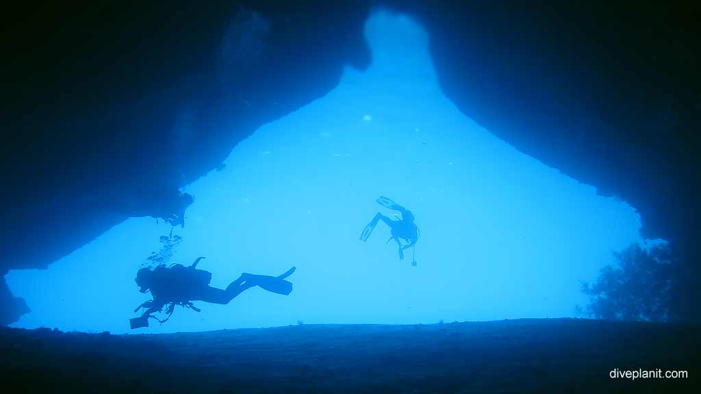 Great Silhouette opportunities diving West White Beach at Christmas Island in Australias Indian Ocean by Diveplanit