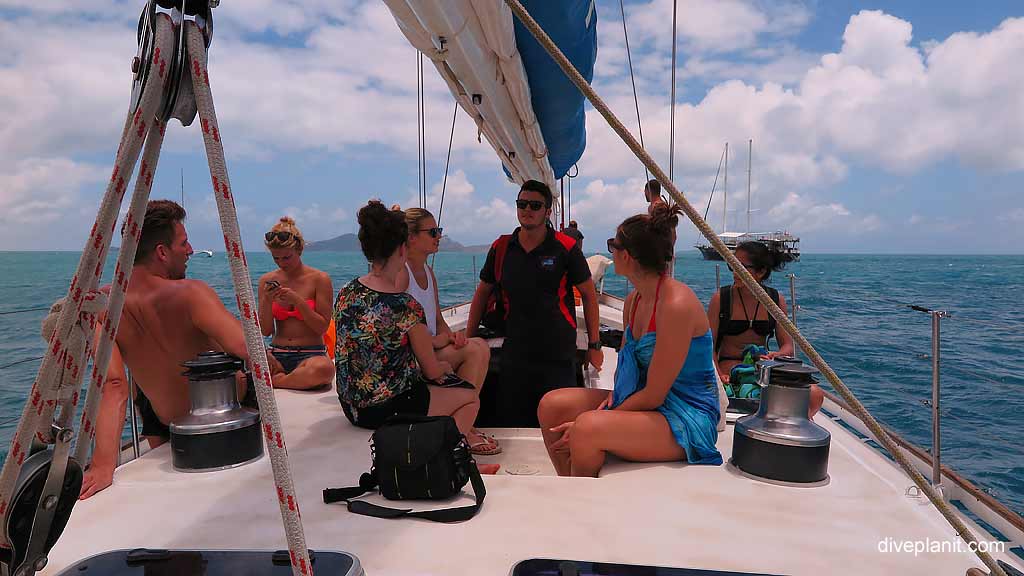 Options for snorkelling and scuba diving Whitsundays on the Great barrier Reef: day boats and liveaboards. Plus other activities in the Whitsundays