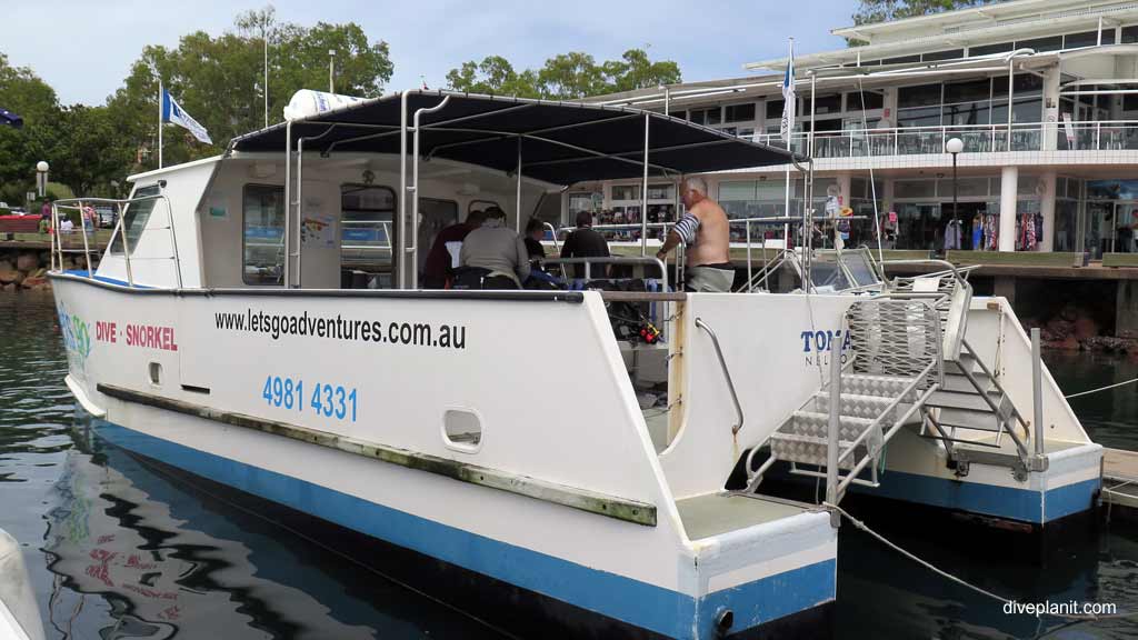 Best dive sites in Nelson Bay is Nelson Bay Marina. Scuba holiday travel planning for Nelson Bay - where, who and how