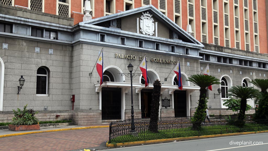 Grand old buildings at the Spanish Quarter - Intramuros in Manila diving the Philippines in the Philippines by Diveplanit