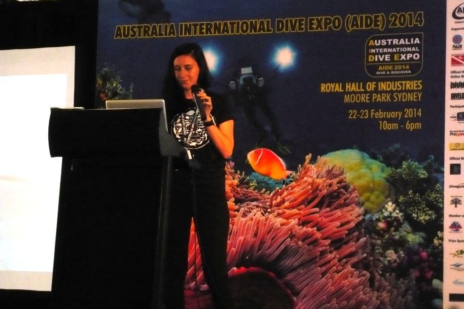 Sarah Richmond speaks at AIDE 2014