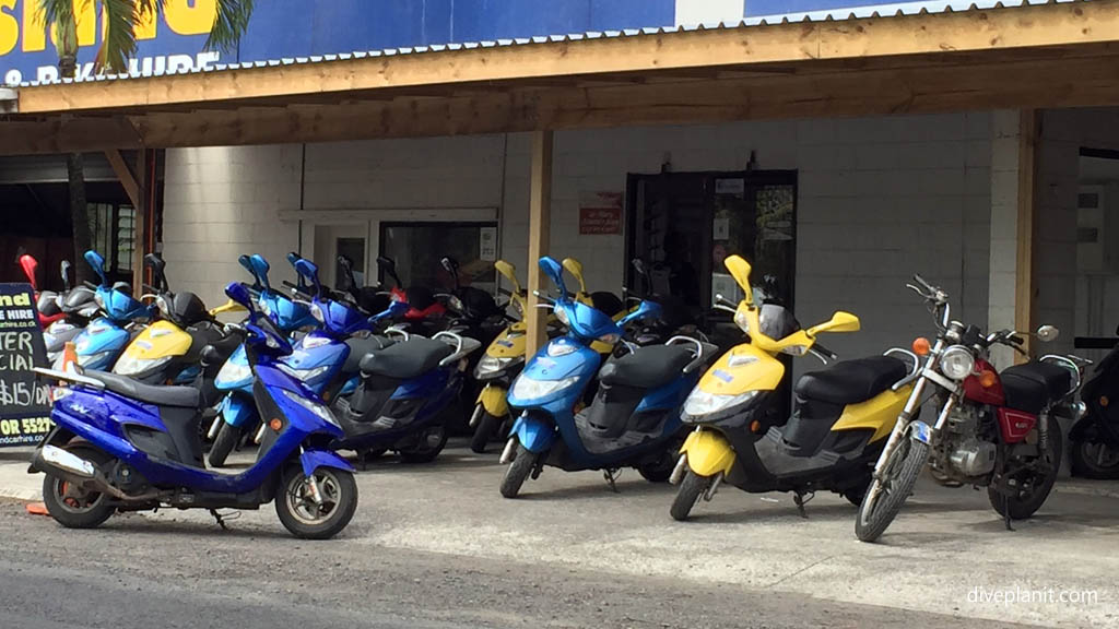 Car and bike hire at Aound Rarotonga Rarotonga Cook Islands by Diveplanit