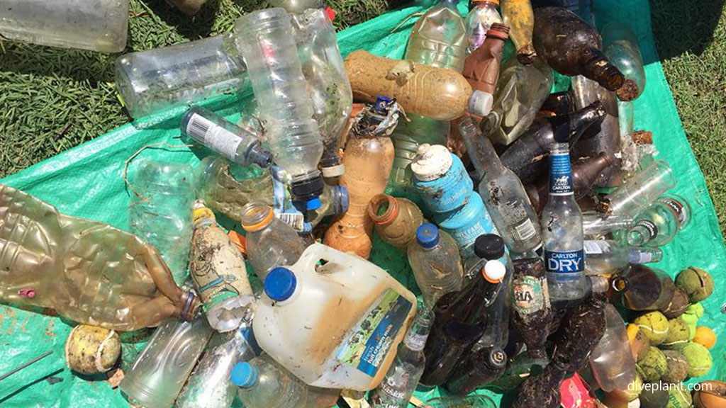 Plastic pollution as bottles solved with a container deposit scheme advocated by the Boomerang Alliance