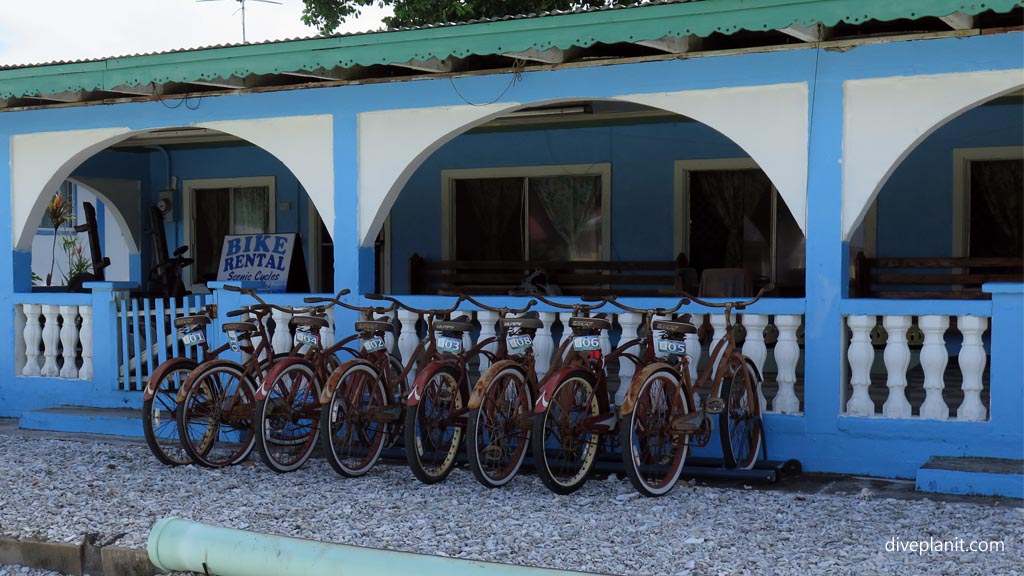 Bike rental at the village in Aunuu American Samoa by Diveplanit