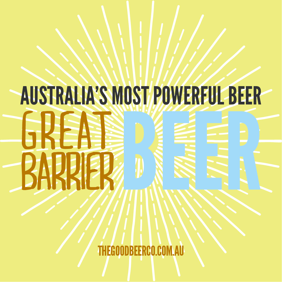 Good Beer Great Barrier beer