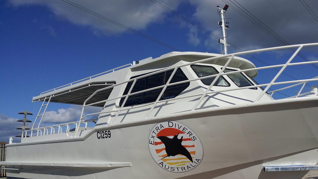 Extra Divers Australia new Boat for diving Christmas Island Australia's Jewel in the Indian Ocean