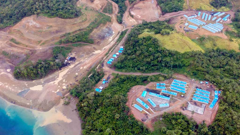 Mining damage on Bangka Island - Save Bangka Island