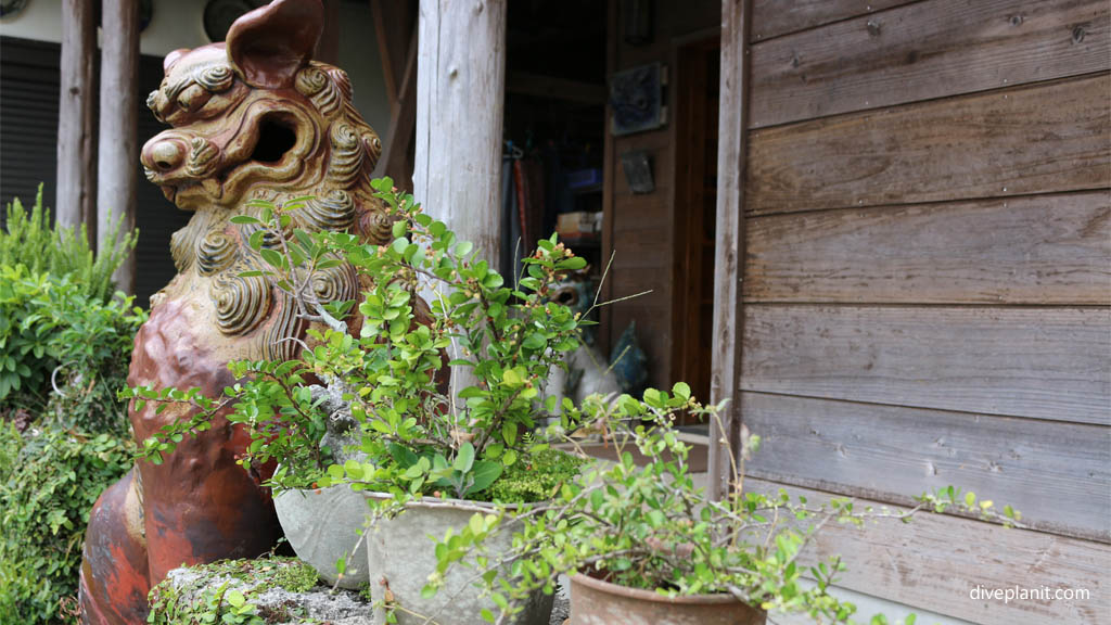 Ceramic Dragon at Naha Diving Okinawa Japan by Diveplanit