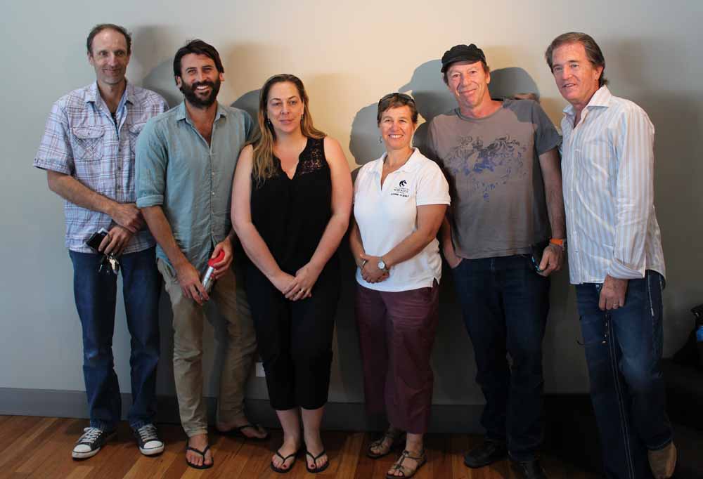 The impressive line up on the discussion panel at the Under the Sea Film Festival The impressive line up on the discussion panel at the Under the Sea Film Festival