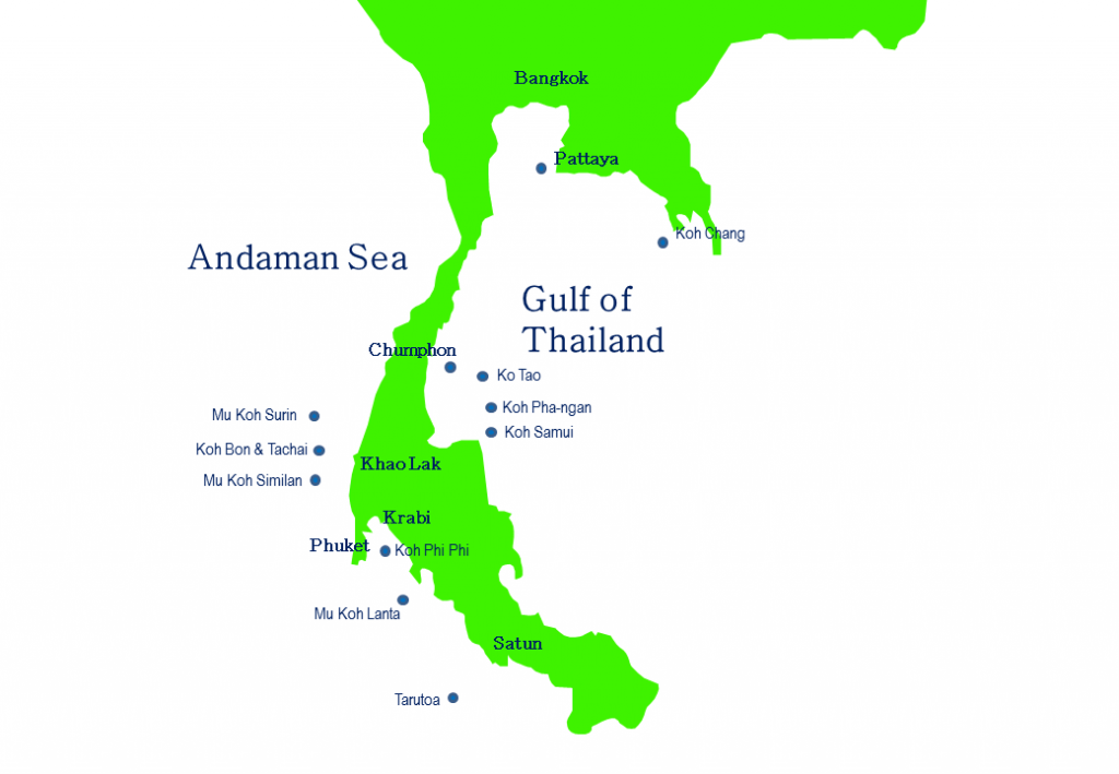 Thailand Scuba Diving Resorts & Liveaboards Diving Thailand