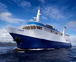 Solomons PNG Master liveaboard (formerly the MV Taka) offers 7 & 10 night excursions in the Solomon Islands including the Russell & Florida Islands; and in PNG, 3 different 10 night trips: New Britain (South & North) and New Hanover.