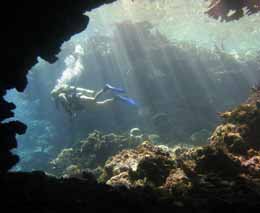 Mary frances leaves the cave diving mirror pond in the russell islands aboard mv taka solomon islands diveplanit feature