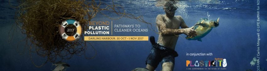 Beyond plastic pollution conference reducing marine plastic pollution sydney october banner