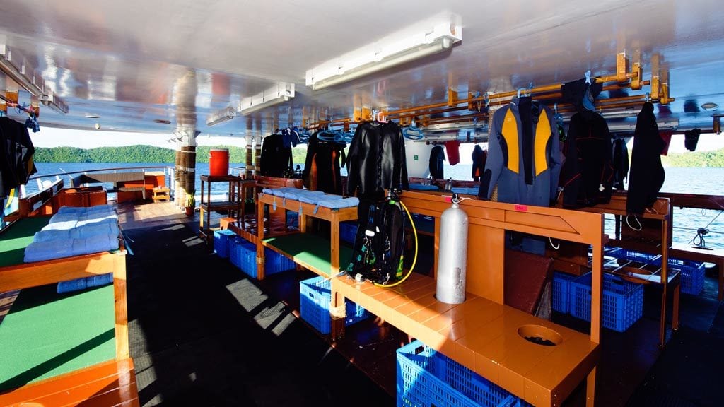 Solitude One Liveaboard in Palau and the Philippines-dive-deck