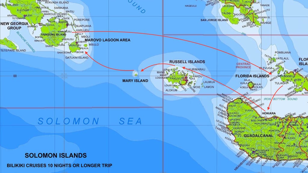 Bilikiki liveaboard florida and russell islands solomon islands longer itinerary