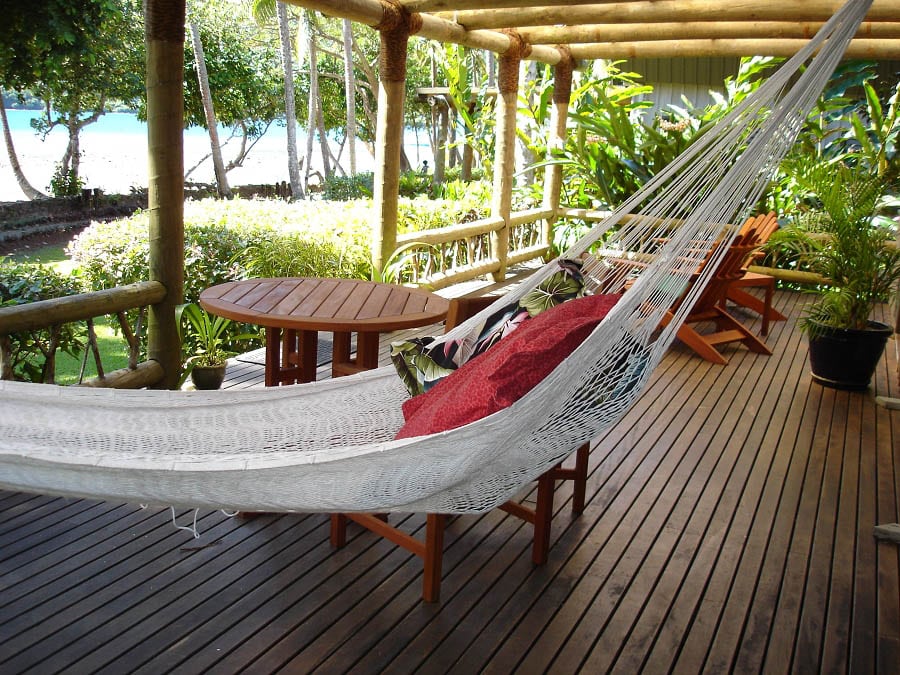 Lalati resort spa beqa island beqa lagoon pacific harbour fiji deluxe ocean front hamock
