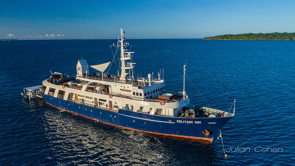 Solitude one liveaboard koror palau puerto princesa palawan philippines aerial photo credit julian cohen hero