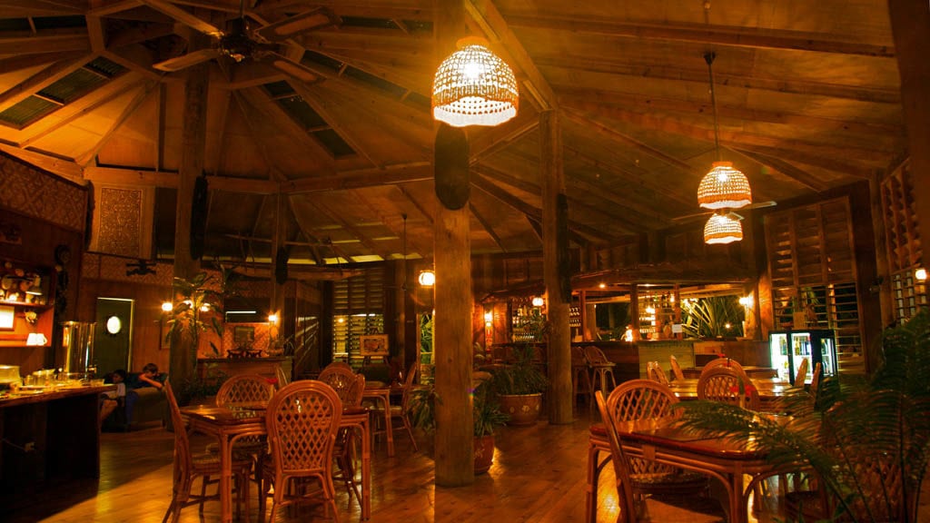Tufi dive resort oro province png papua new guinea dining room