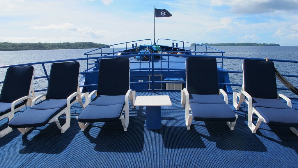 Bilikiki Liveaboard Florida and Russell Islands Solomon Islands-sun-deck