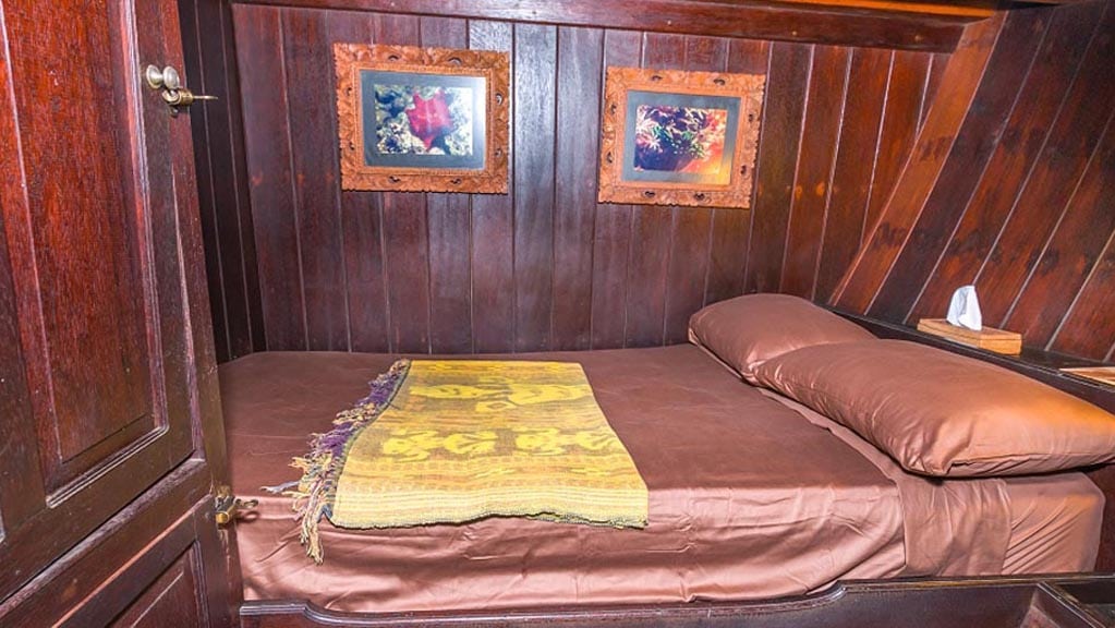 Ondina liveaboard | All cabins are air-conditioned, have en suite bathrooms with freshwater shower, hand basin and toile