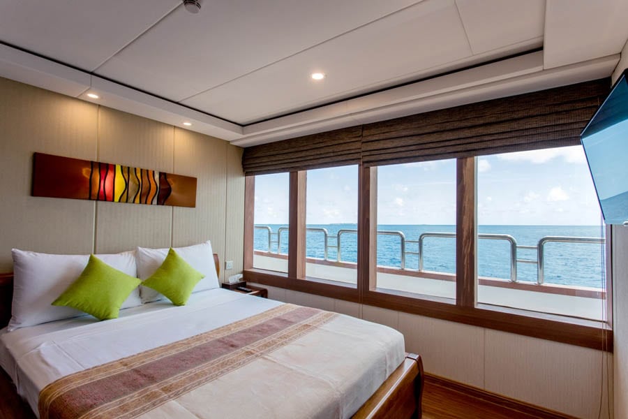 Carpe Novo Liveaboard, luxury liveaboard diving in the Maldives-Suite-double-Manta