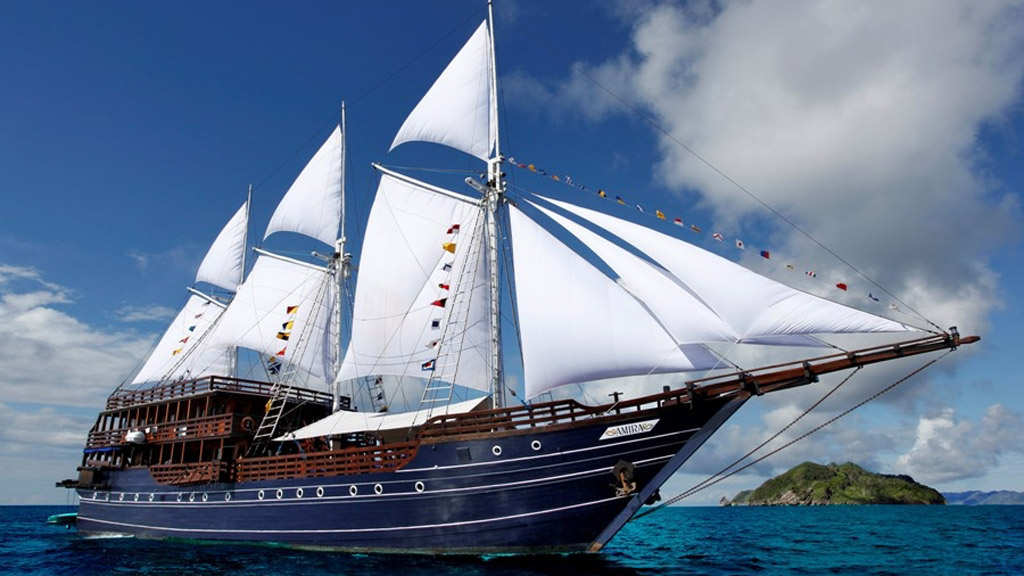 Amira liveaboard komodo raja ampat indonesia external photo credit maik solf hero