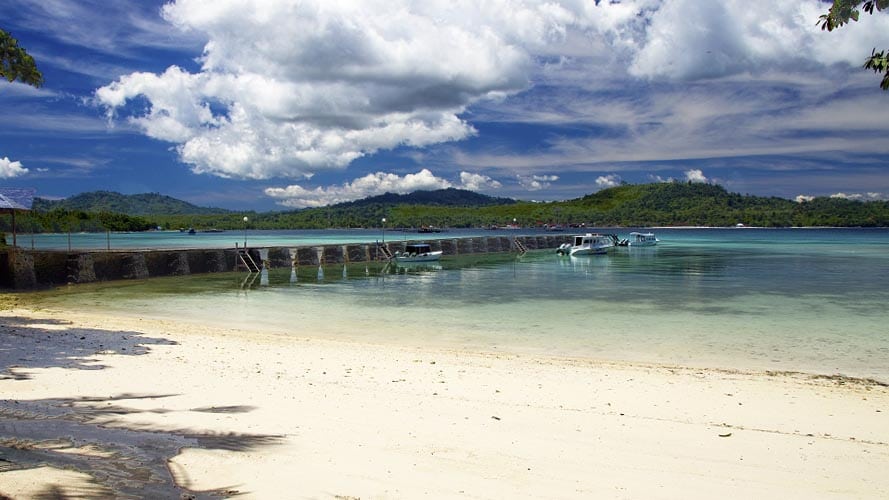 Extra divers at nabuccos cape paperu resort saparua island ambon indonesia jetty hero