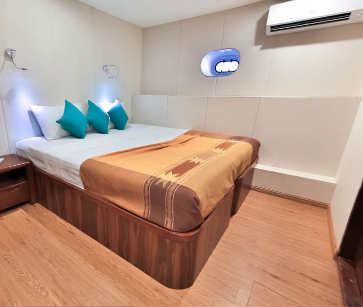 Carpe Diem liveaboard is a modern diving vessel in the Maldives-Surf-standard-cabin