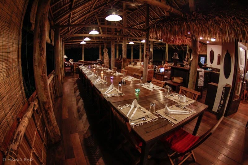 Papua Diving Resorts, Kri Island, Raja Ampat, Indonesia-Sorido-dining