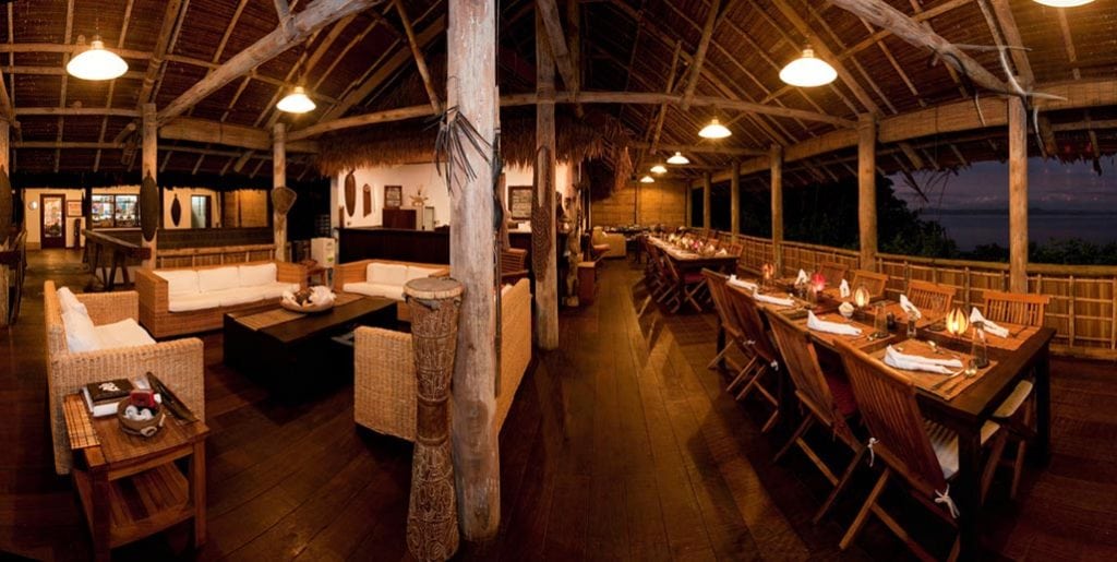 Papua Diving Resorts, Kri Island, Raja Ampat, Indonesia-Sorido-dining-and-bar