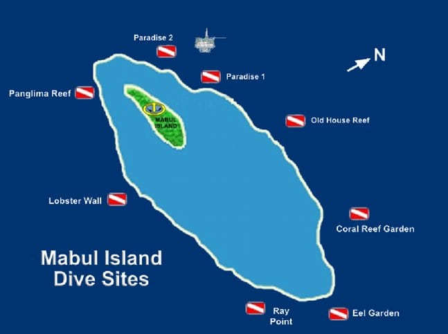 13-Borneo Divers Mabul Resort, Mabul Island, Sabah, Malaysia Mabul-Island-Dive-sites