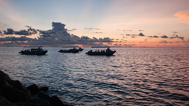 15-Layang Layang Island Resort Sabah Borneo Malaysia sunset