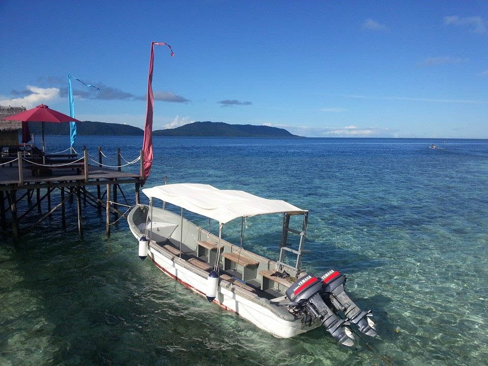 Papua Explorers Dive Resort, Gam Island, Raja Ampat, Indonesia-dive-boat