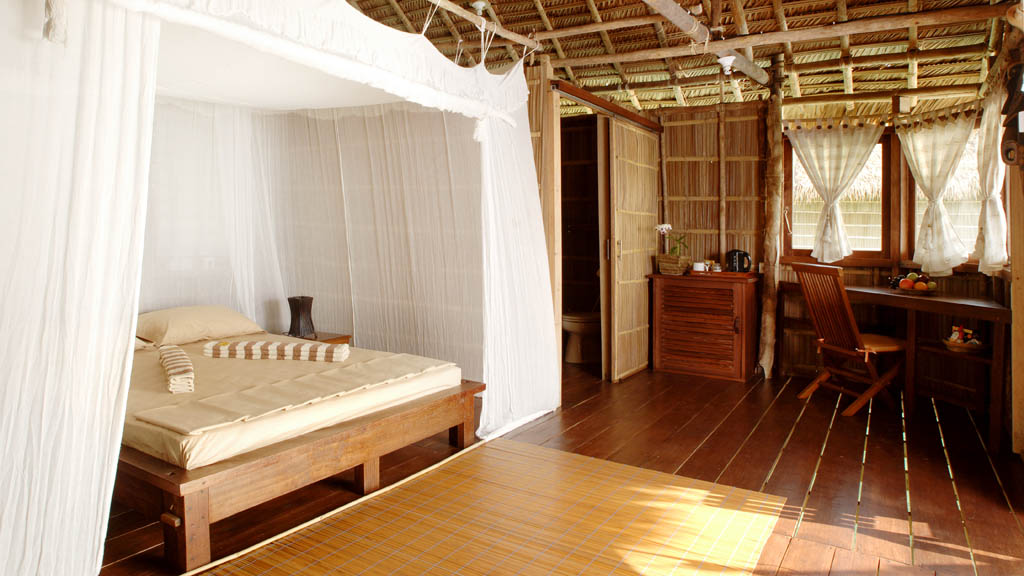 Papua paradise eco resort raja ampat indonesia double bedroom