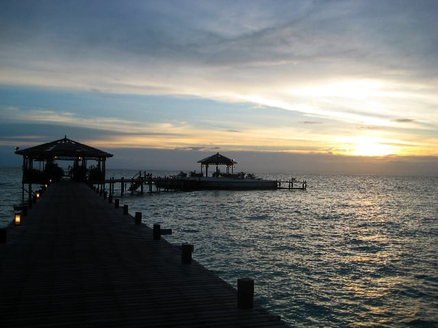 Sipadan kapalai resort kapalai sabah borneo malaysia sunset