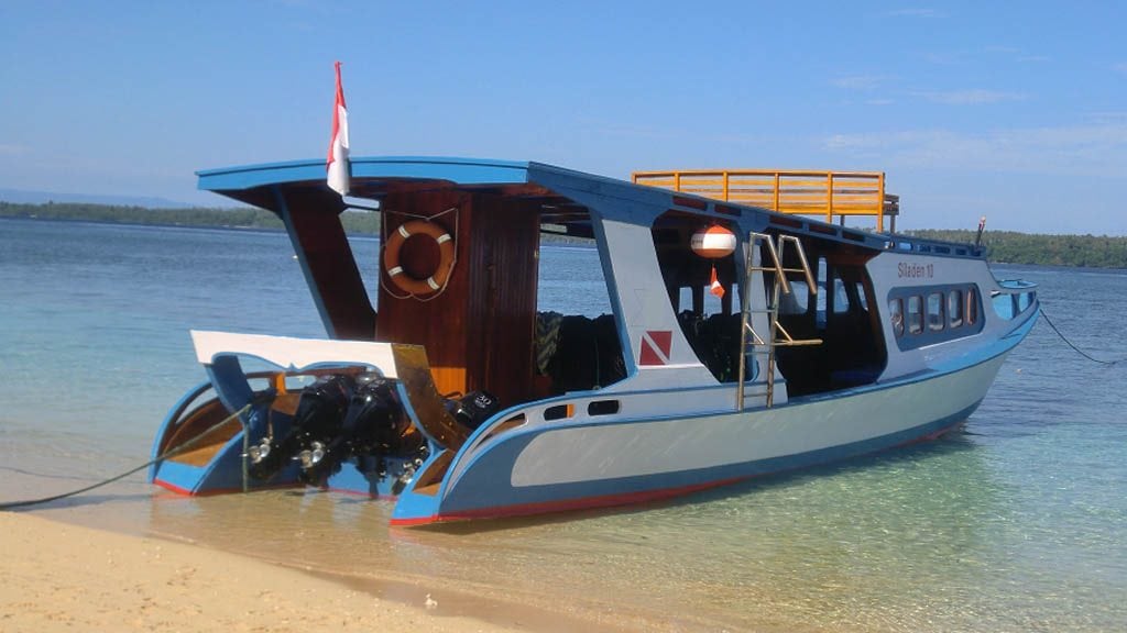Siladen resort spa siladen island bunaken north sulawesi indonesia boat