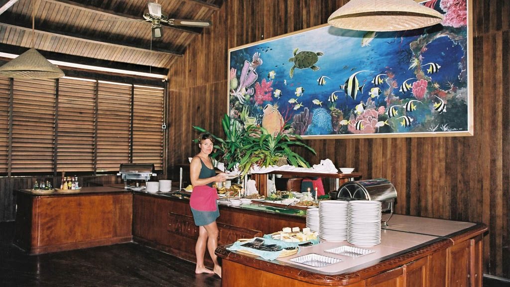 Gangga island resort north sulawesi indonesia buffet breakfast