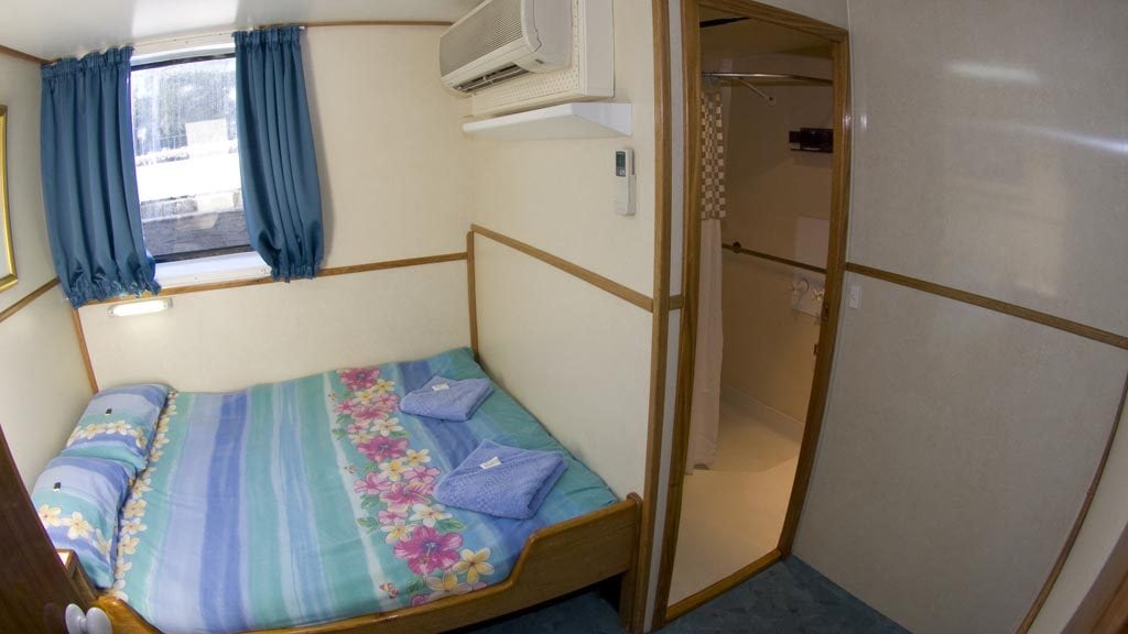 1- Mike Ball Dive Expeditions diving Coral Sea aboard Spoilsport Liveaboard Australia Premium Cabin
