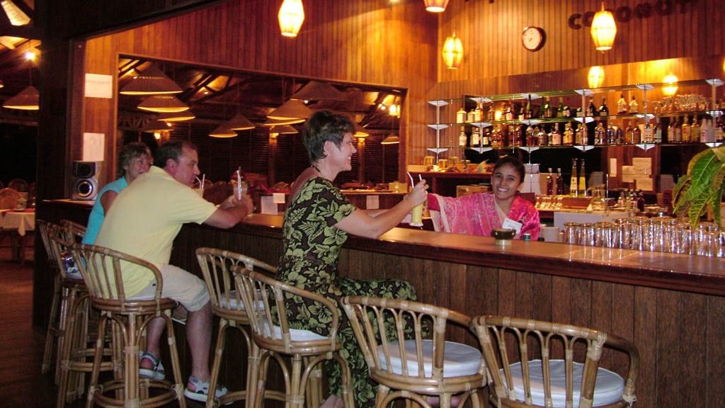 Gangga island resort north sulawesi indonesia bar