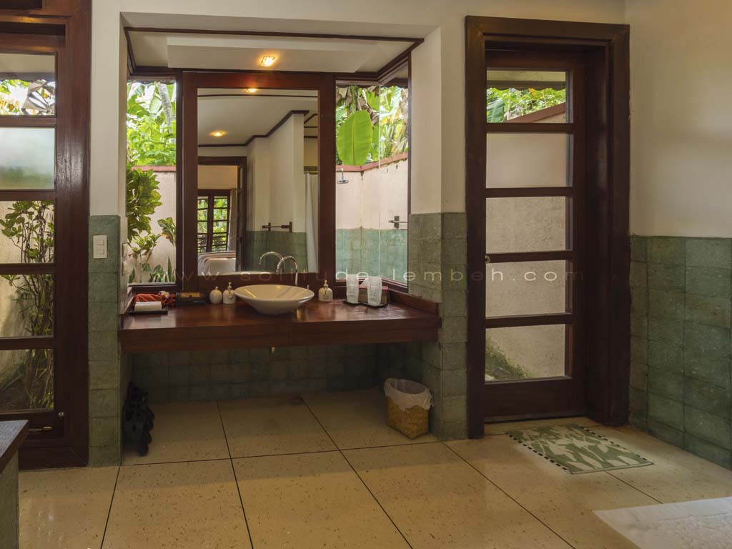 Solitude lembeh resort bitung north sulawesi indonesia villa shower vanity
