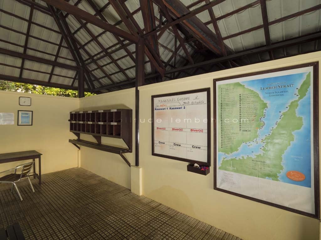 4 Solitude Lembeh Resort, Bitung, North Sulawesi, Indonesia Dive Map & Schedule