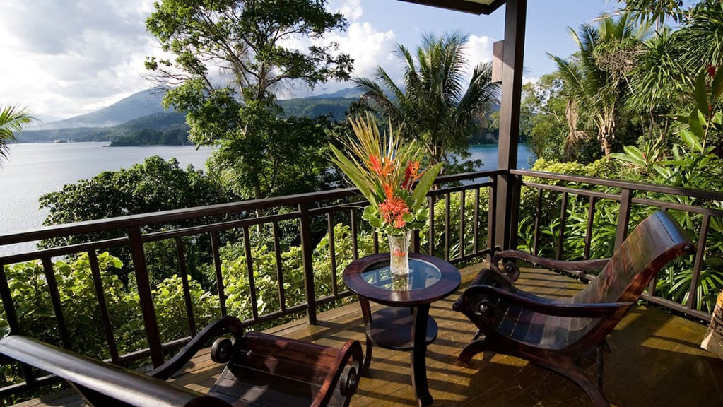 6 Critters@Lembeh dive center at Lembeh Resort Bitung North Sulawesi Indonesia Modern Cliffside veranda