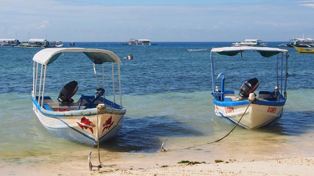 Sea explorers alona beach bohol philippines tenders on the shore