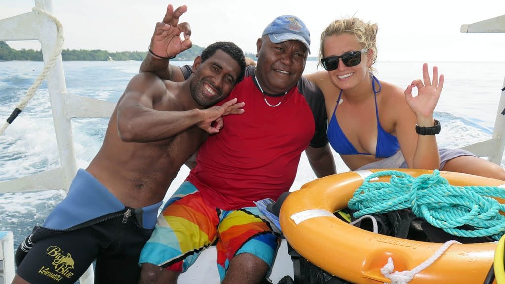 Big blue vanuatu port vila vanuatu friendly staff