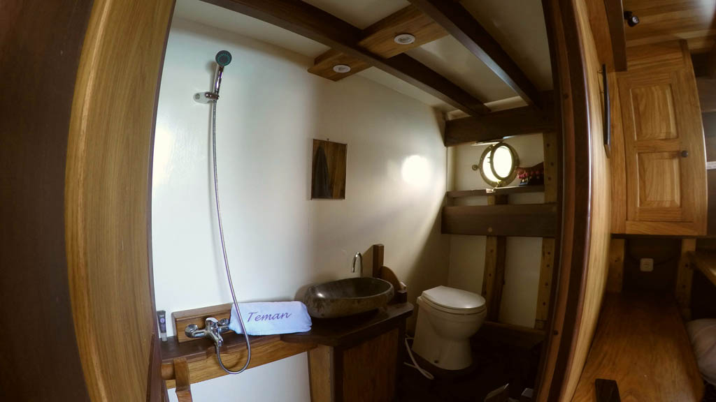 Teman liveaboard | All the cabins have an en-suite bathroom with hot water, remote controlled air conditioning