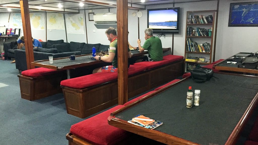Solomons PNG Master Liveaboard, Solomon Islands & PNG-inside-lounge